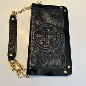 Tory Burch clutch with removable shoulder strap